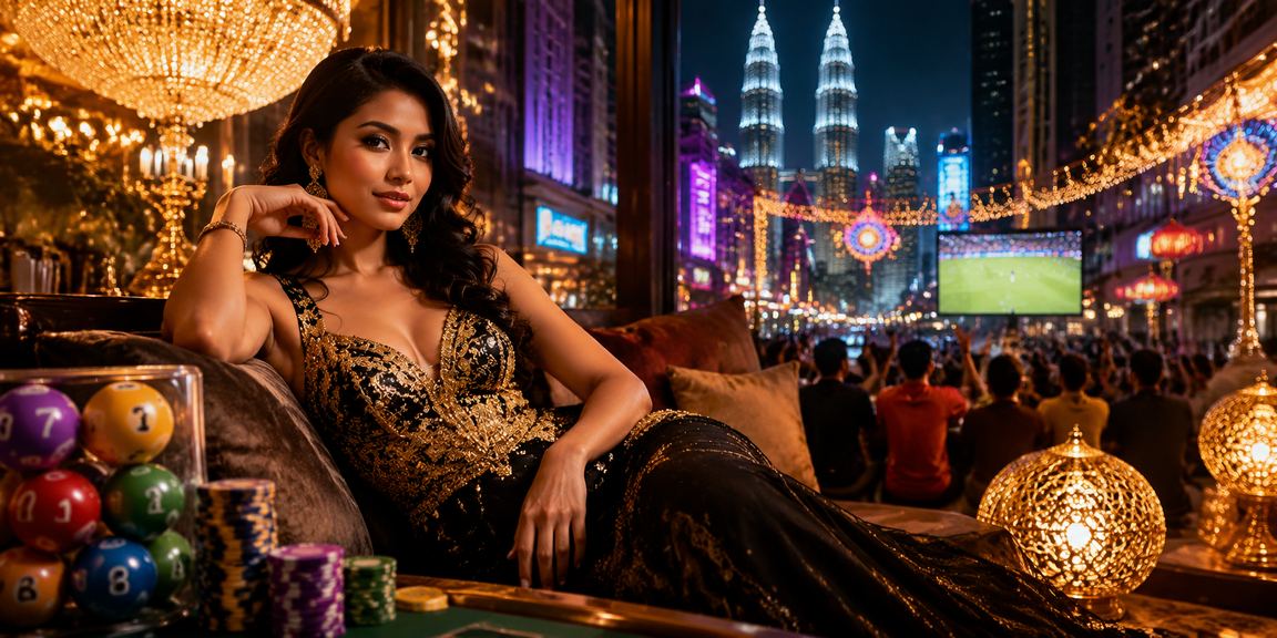 Pengguna Malaysia bermain permainan nombor dan slot dalam talian di Kuala Lumpur